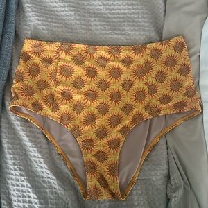 Kortni Jeane Cut High Sunflower Bottoms